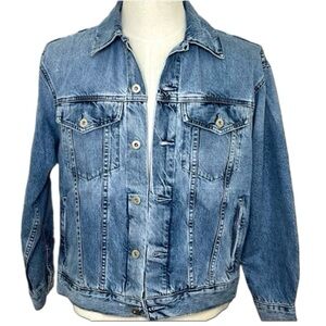AG Adriano Goldschmied Women’s Denim Jacket Classic Blue XS Timeless Heritage